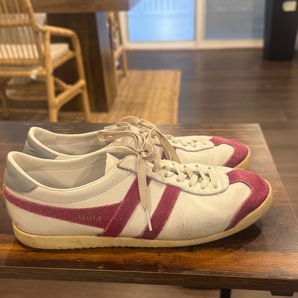 Gola Bullet white red sneaker size 9 - Picture 1 of 6
